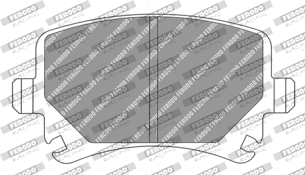 Set placute frana,frana disc FDS1636 FERODO RACING