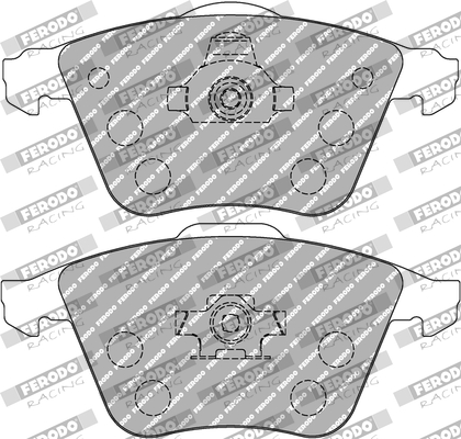 Set placute frana,frana disc FDS1706 FERODO RACING