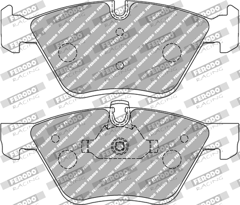 Set placute frana,frana disc FDS1773 FERODO RACING