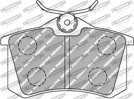 Set placute frana,frana disc FDS541 FERODO RACING