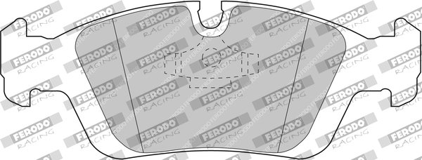 Set placute frana,frana disc FDS725 FERODO RACING