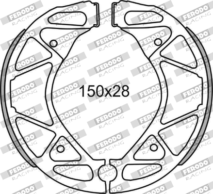 Set saboti frana FSB967 FERODO RACING