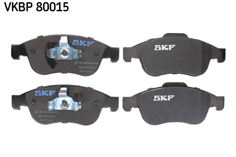 set placute frana,frana disc VKBP 80015 SKF