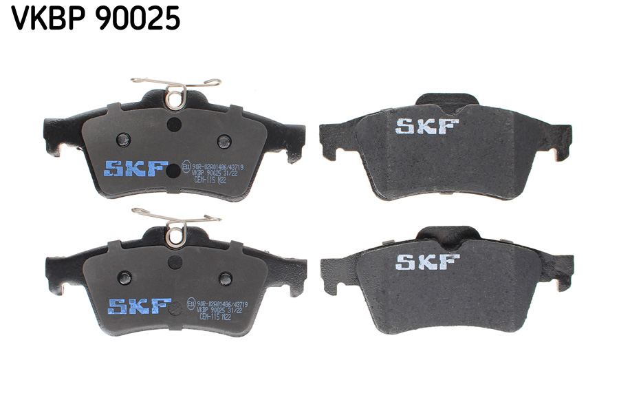 Set placute frana,frana disc VKBP 90025 SKF