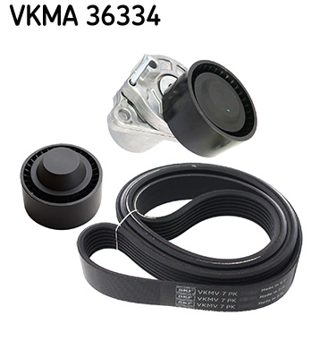 set curea transmisie cu caneluri VKMA 36334 SKF