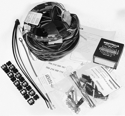 Ansamblu electric, bara de remorcare 300201300113 WESTFALIA