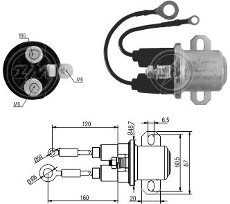 Solenoid, electromotor ZM 409 ZM
