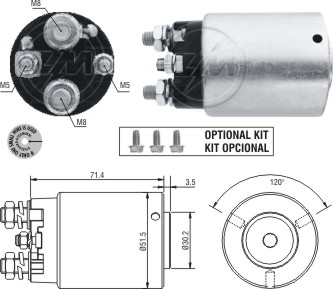 Solenoid, electromotor ZM 862 ZM