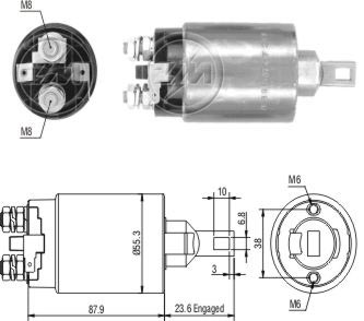 Solenoid, electromotor ZM 896 ZM