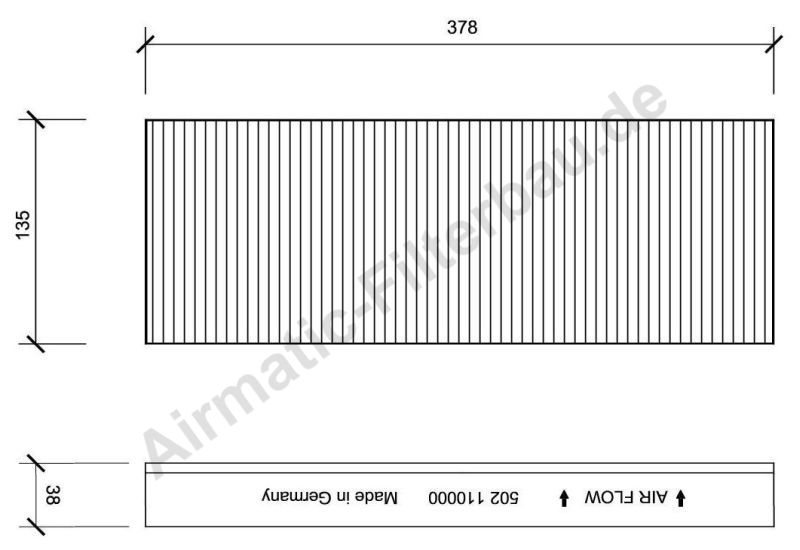Filtru, aer habitaclu IF0502 Airmatic