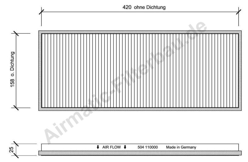 Filtru, aer habitaclu IF0504 Airmatic