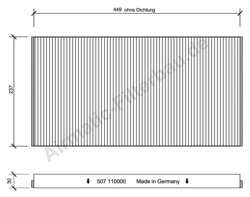 Filtru, aer habitaclu IF0507 Airmatic