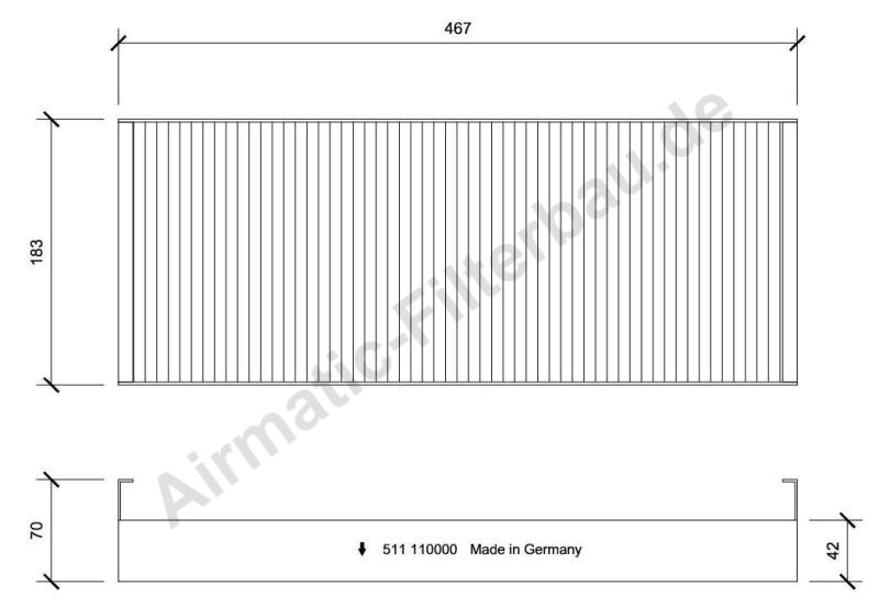 Filtru, aer habitaclu IF0511 Airmatic