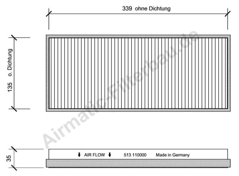 Filtru, aer habitaclu IF0513 Airmatic