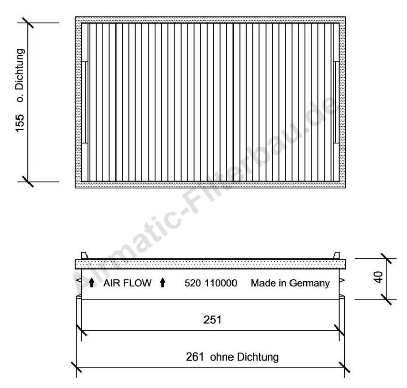 Filtru, aer habitaclu IF0520 Airmatic