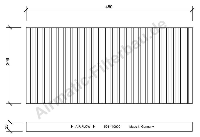 Filtru, aer habitaclu IF0524 Airmatic