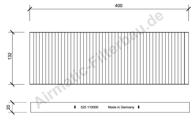 Filtru, aer habitaclu IF0525 Airmatic