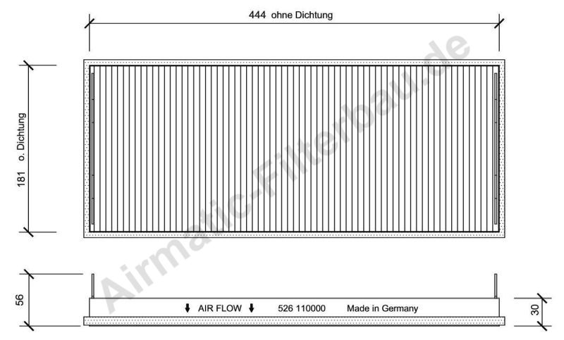 Filtru, aer habitaclu IF0526 Airmatic