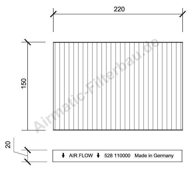Filtru, aer habitaclu IF0528 Airmatic