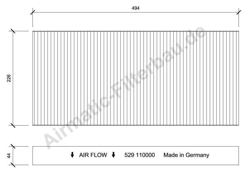 Filtru, aer habitaclu IF0529 Airmatic