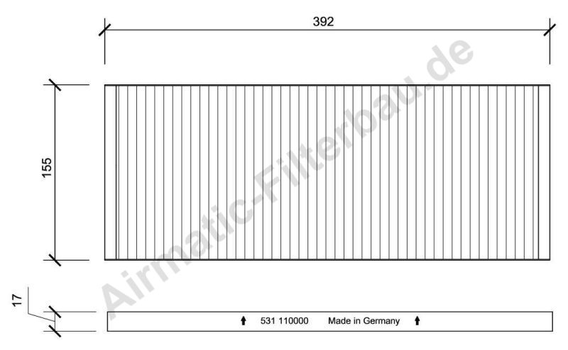 Filtru, aer habitaclu IF0531 Airmatic
