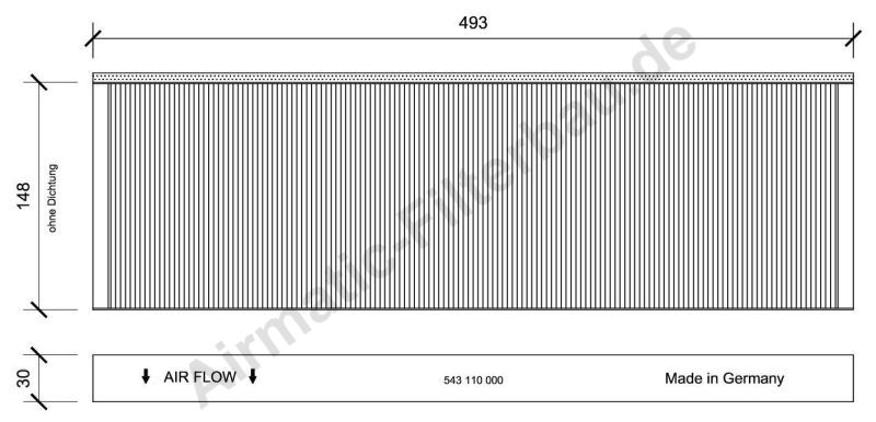 Filtru, aer habitaclu IF0543 Airmatic