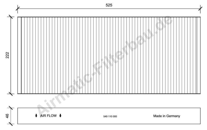 Filtru, aer habitaclu IF0549 Airmatic