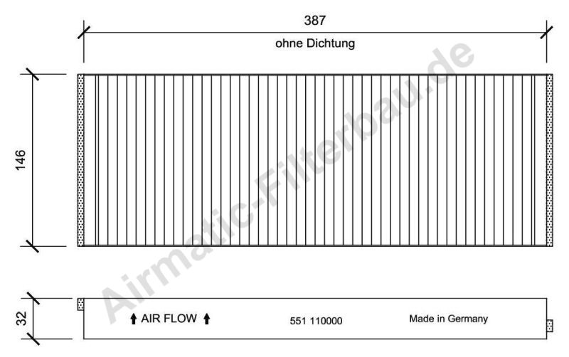 Filtru, aer habitaclu IF0551 Airmatic