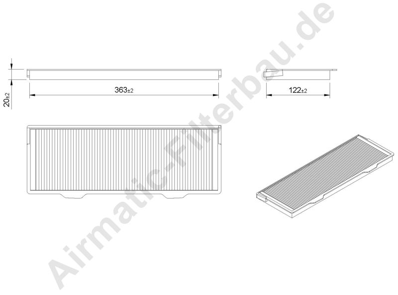 Filtru, aer habitaclu IF1563B Airmatic