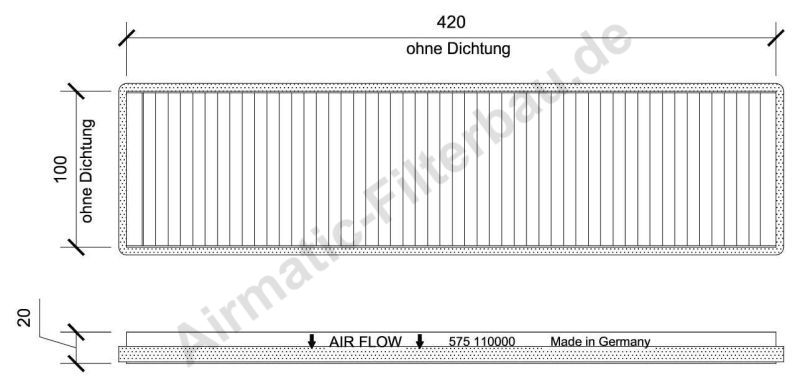 Filtru, aer habitaclu IF0575 Airmatic