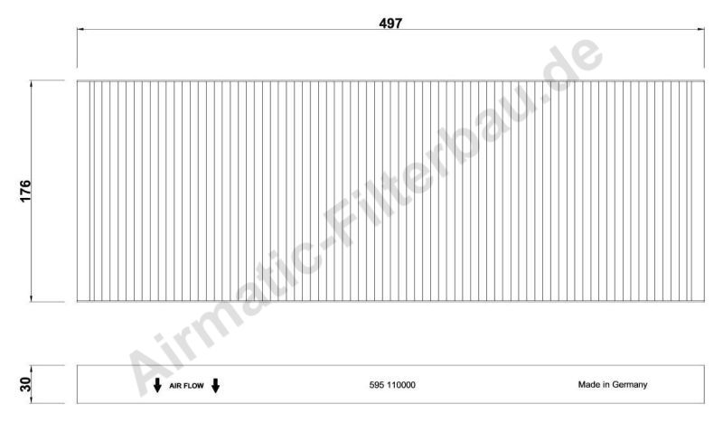 Filtru, aer habitaclu IF0595 Airmatic
