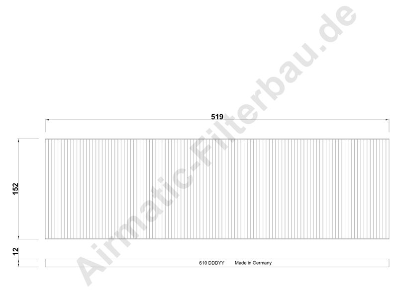 Filtru, aer habitaclu IF0610 Airmatic