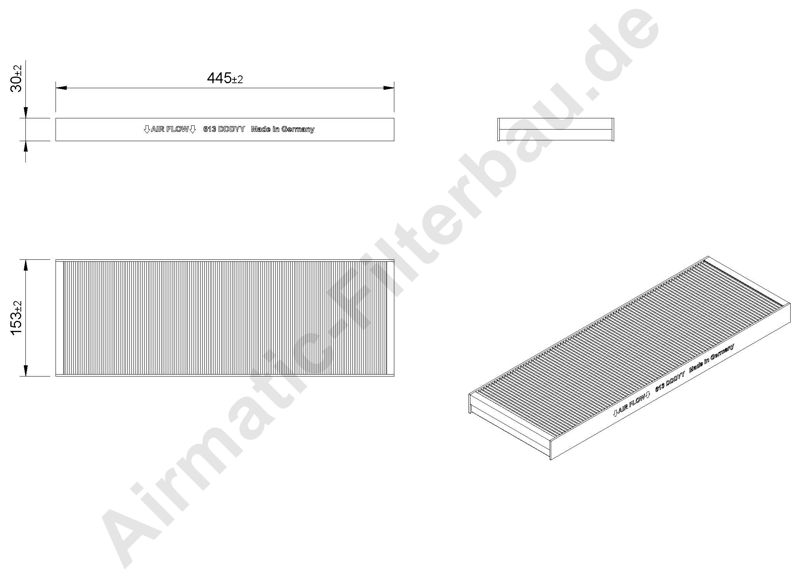 Filtru, aer habitaclu IF0613 Airmatic