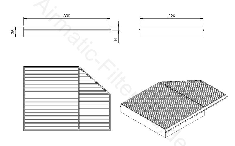 Filtru, aer habitaclu IF0853 Airmatic
