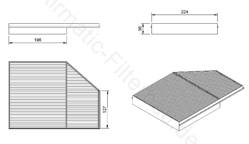 Filtru, aer habitaclu IF0854 Airmatic