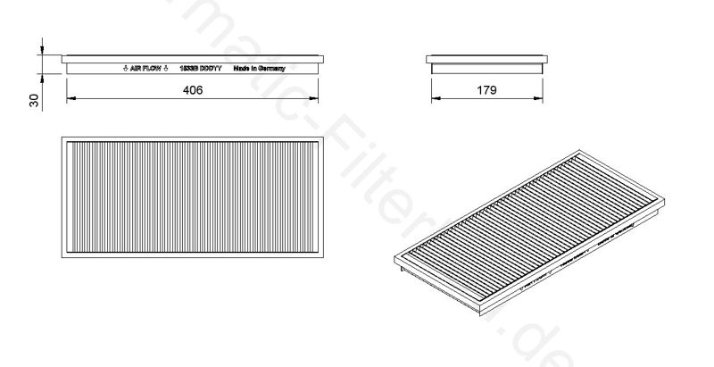 Filtru, aer habitaclu IF1533B Airmatic