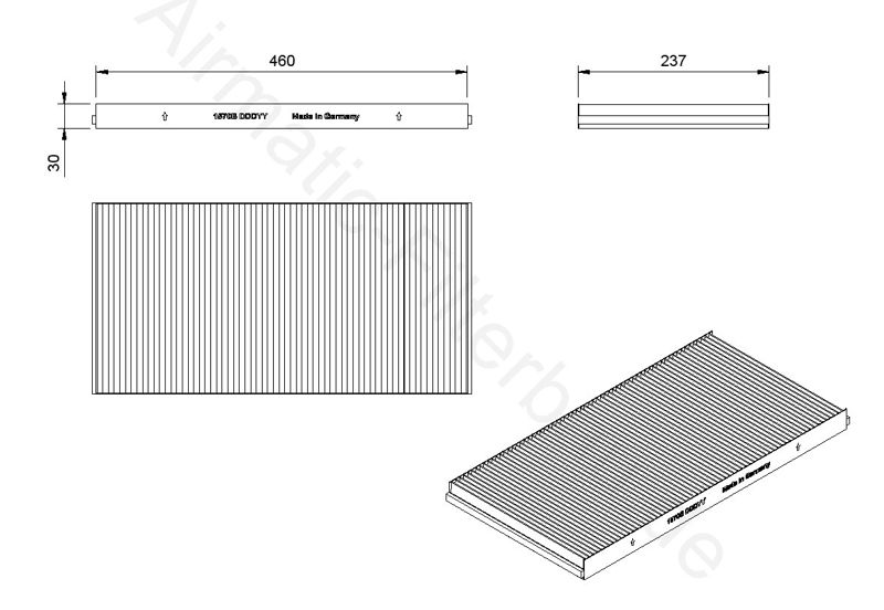 Filtru, aer habitaclu IF1570B Airmatic