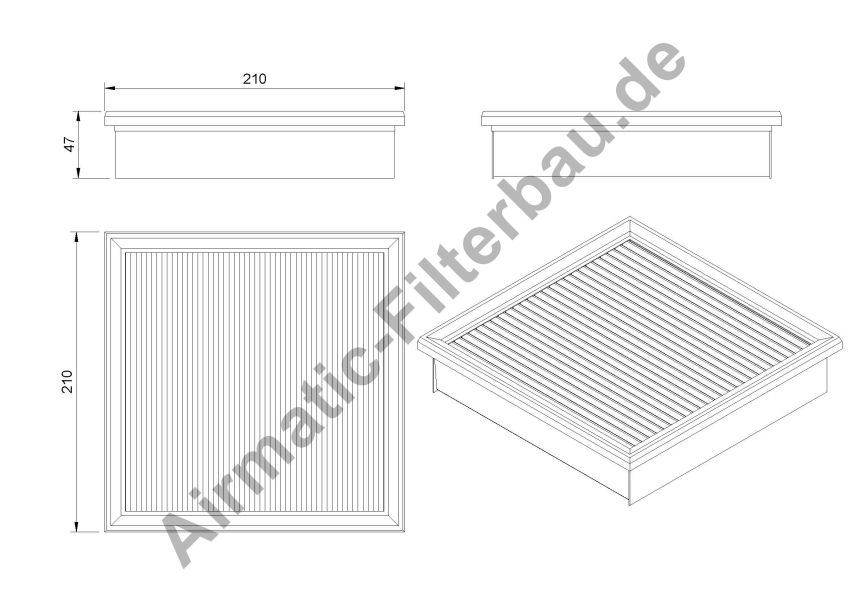 Filtru, aer habitaclu IF1617 Airmatic