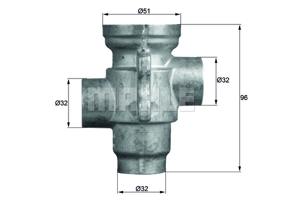 Termostat,racire ulei TO 16 79 BEHR