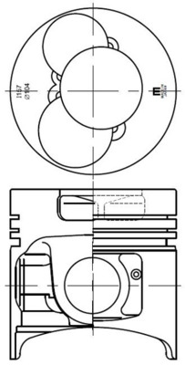 Piston HMPT162000A IZUMI