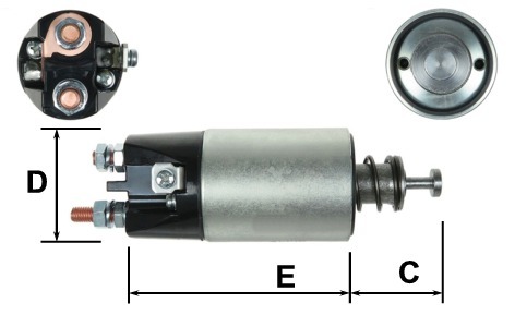 Solenoid, electromotor E9204 GM