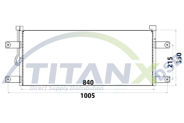 Condensator, climatizare CD119009 TitanX