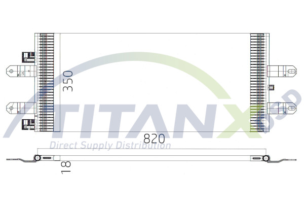 Condensator, climatizare CD149006 TitanX