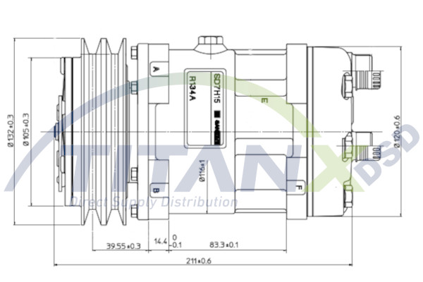 Compresor, climatizare CM139004 TitanX