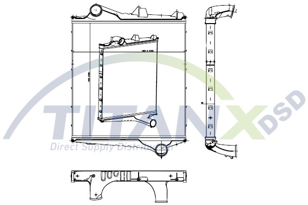 Intercooler, compresor IX129001 TitanX