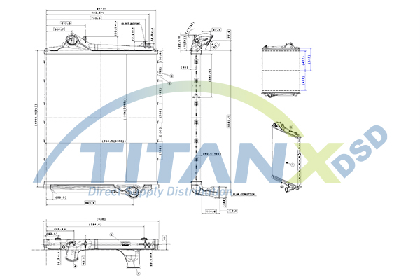 Intercooler, compresor IX129007 TitanX