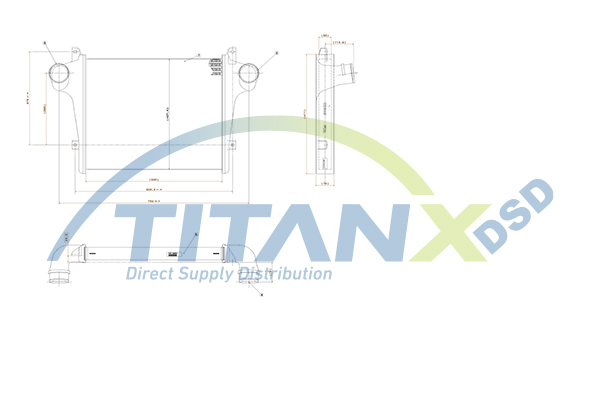 Intercooler, compresor IX159010 TitanX