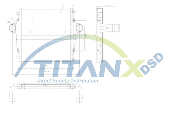 Intercooler, compresor IX159011 TitanX