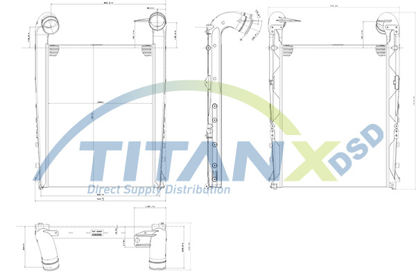 Intercooler, compresor IX169004 TitanX