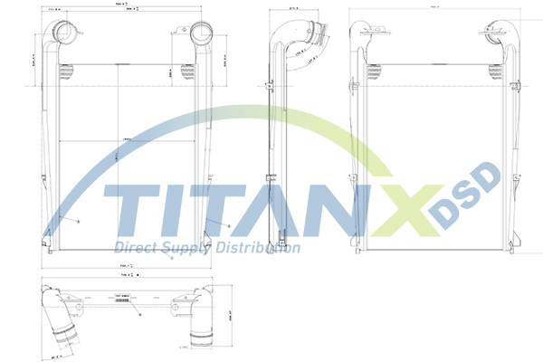 Intercooler, compresor IX169005 TitanX